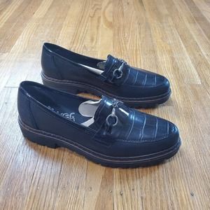 Rieker Women's Ulla 62 Oxford Shoes Sz 7 EU 38 Slip On Loafer Chunky NEW NWOB